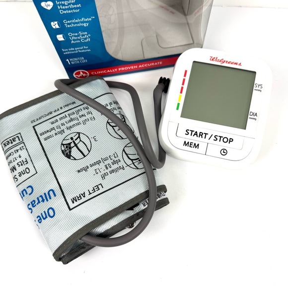 Walgreens Auto Upper Arm Blood Pressure Monitor - One Size - Works! - Picture 2 of 3